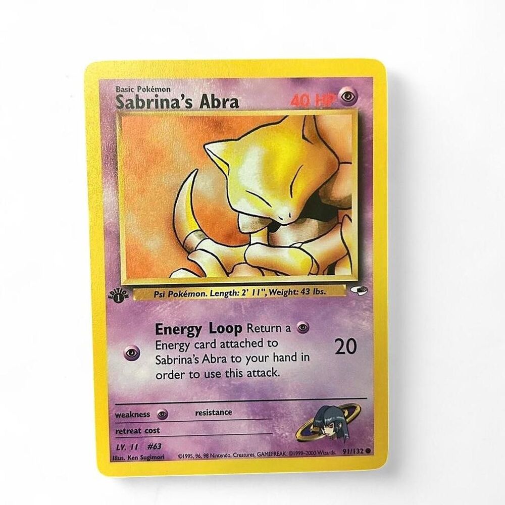 Sabrina's Abra 91/132 Pokémon card